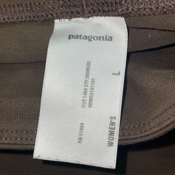 Patagonia Women’s Workout Capri Pants size L Brown - Picture 4 of 6